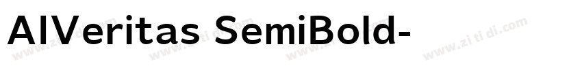 AIVeritas SemiBold字体转换 AIVeritas SemiBold字体转换